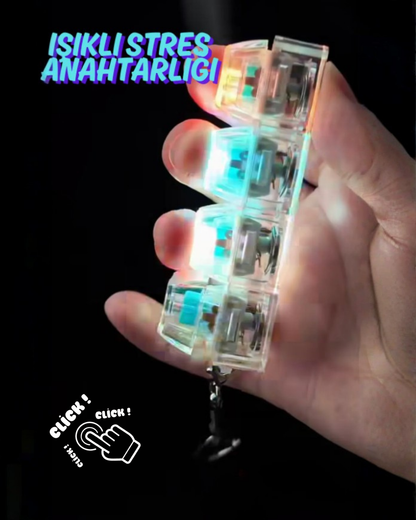 Clicker Tuş stres giderici anahtarlık