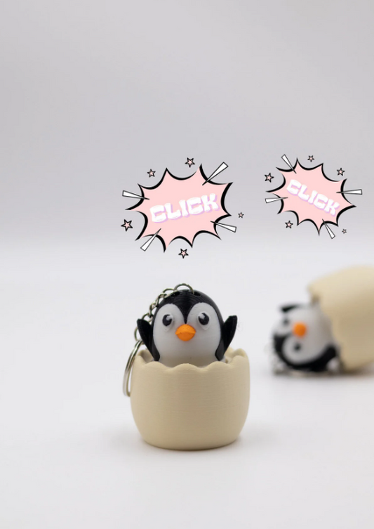 Penguen Egg Clicker Anahtarlık